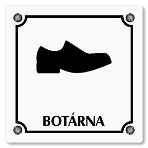Botárna, 100x100mm, bílá, Kansas